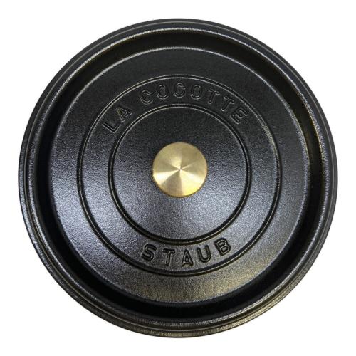 Staub (ストウブ) ピコ・ココットラウンド 40500-241 24cm ブラック