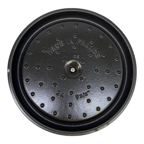 Staub (ストウブ) ピコ・ココットラウンド 40500-241 24cm ブラック