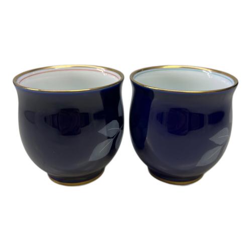 香蘭社 (コウランシャ) 急須・湯呑みセット ルリ薔薇・茶の間揃