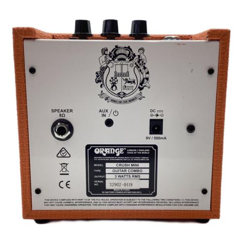 Orange (オレンジ) ギターアンプ CRUSH MINI