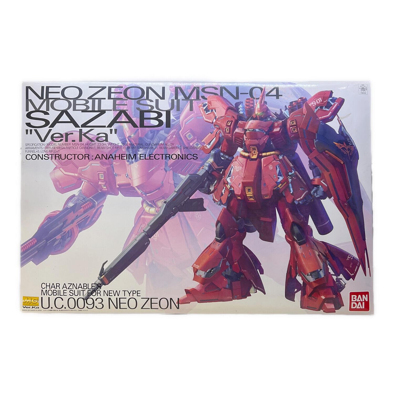 MSN出品 BANDAI (バンダイ) ガンプラ 1/100 MG MSN-04 サザビー Ver.Ka 「機動