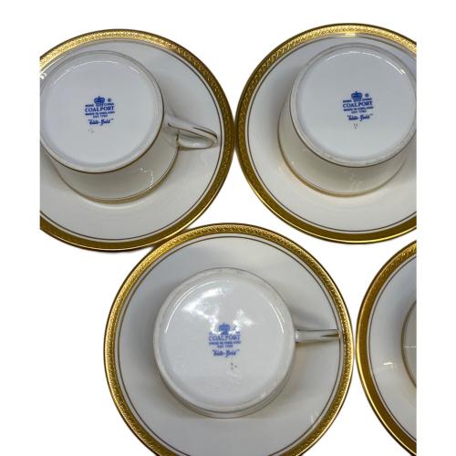 COALPORT (コールポート) デミタスカップ&ソーサー　5Ｐセット