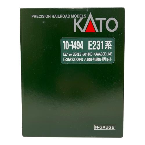 KATO (カトー) E231系3000番台 八高線・川越線 4両セット Nゲージ 10-1494 ※シール一部使用済み