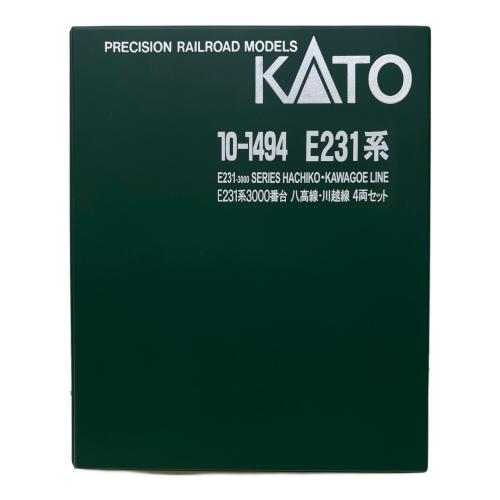 KATO (カトー) E231系3000番台 八高線・川越線 4両セット Nゲージ 10-1494 ※シール一部使用済み