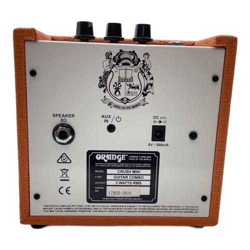 Orange (オレンジ) ギターアンプ CRUSH MINI