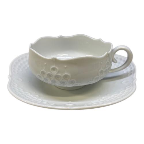 Meissen (マイセン) カップ&ソーサー ホワイトレリーフ