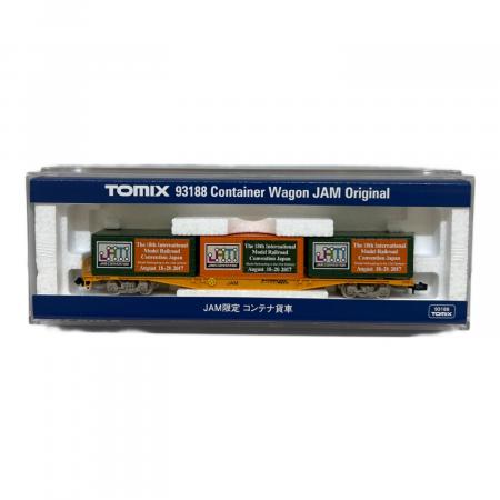 TOMIX イベント限定　オリジナル貨車　単品6両セット JAM限定 TOMIX (トミックス) JAM限定コンテナ貨車 Nゲージ 93188｜トレファクONLINE