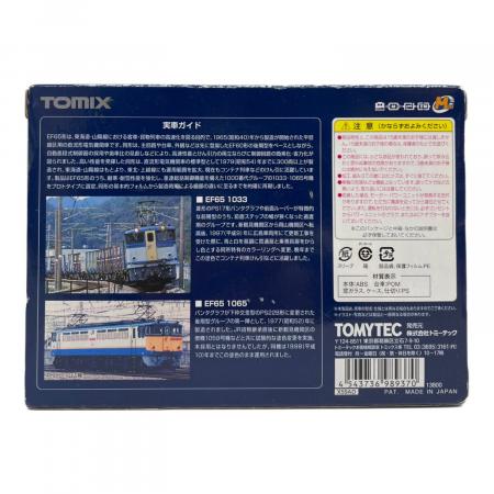 タイプライター TOMIX (トミックス) JR EF65 1000形電気機関車 Nゲージ 98937 限定品