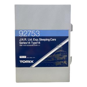 TOMIX (トミックス) 国鉄14系14形特急寝台客車7両セット Nゲージ 92753 紙ケース欠品