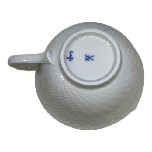 Meissen (マイセン) ティーカップ&ソーサー 波の戯れホワイト