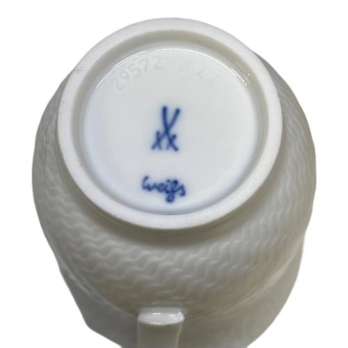 Meissen (マイセン) コーヒーカップ&ソーサー 波の戯れホワイト