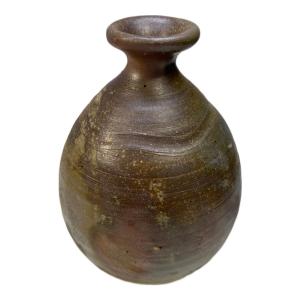 備前焼 (ビゼンヤキ) 花瓶 共箱付