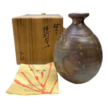 備前焼 (ビゼンヤキ) 花瓶 共箱付｜トレファクONLINE