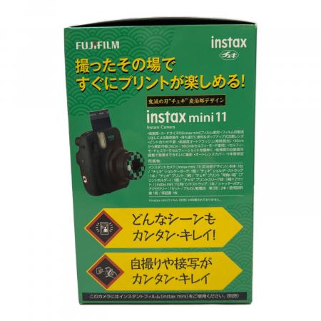 鬼滅の刃 チェキ本体 炭治郎 富士フイルム instax mini 11 FUJIFILM (フジフィルム) インスタントカメラ instax mini11 鬼滅の刃