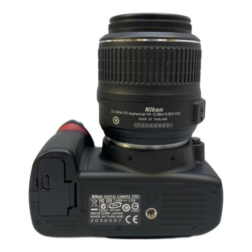 Nikon (ニコン) デジタル一眼レフカメラ D60 AF-S 55－200mm ｆ4-5.6G ED