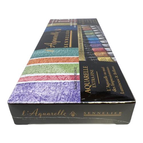Sennelier (セヌリエ) 透明水彩絵具 イリディセントカラー12色セット