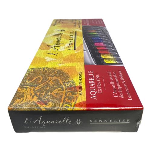 Sennelier 透明水彩絵具 チューブ 12色セット