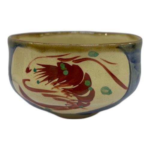 壷屋焼 (ツボヤヤキ) 赤絵茶碗