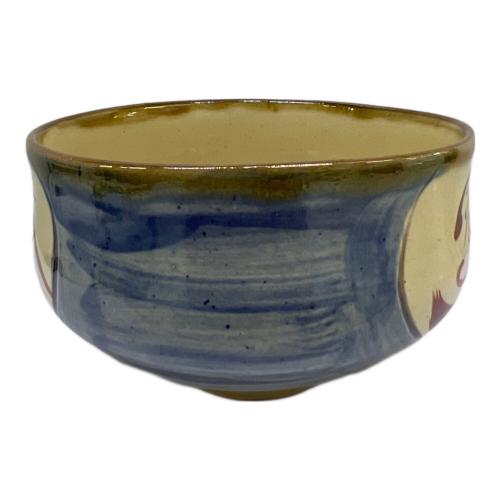 壷屋焼 (ツボヤヤキ) 赤絵茶碗