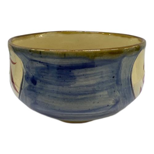 壷屋焼 (ツボヤヤキ) 赤絵茶碗