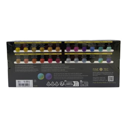 FINETEC (ファインテック) 水彩絵具 24色 プレミアムパールセントカラー