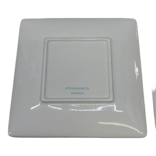TIFFANY & Co. (ティファニー アンド コー) スクエアプレート ブルーリボン