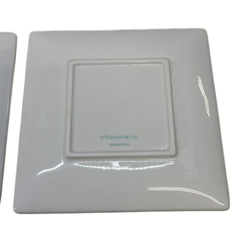 TIFFANY & Co. (ティファニー アンド コー) スクエアプレート ブルーリボン