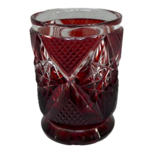 薩摩切子 盃 ※欠け有