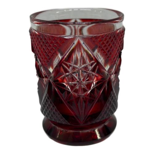 薩摩切子 盃 ※欠け有