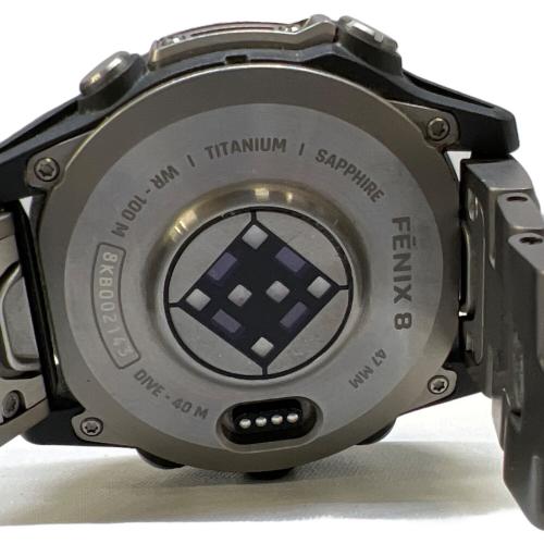 GARMIN (ガーミン) スマートウォッチ fenix 8 Sapphire AMOLED 47mm