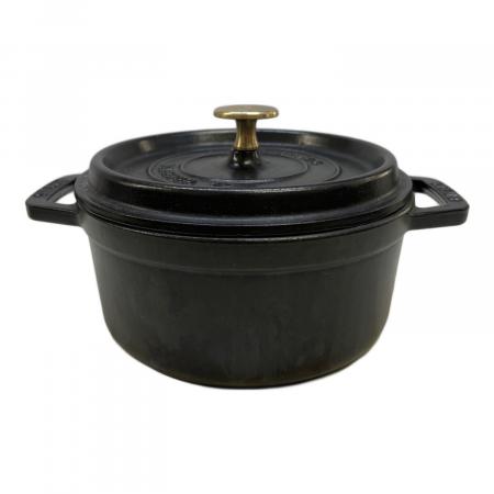 Staub (ストウブ) 鍋 18cm ブラック ピコ・ココット｜トレファクONLINE