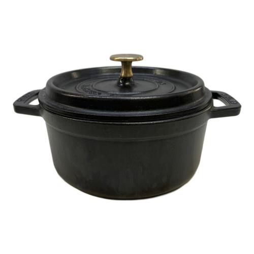 Staub (ストウブ) 鍋 18cm ブラック ピコ・ココット｜トレファクONLINE