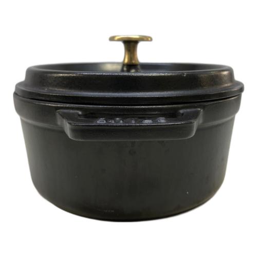 Staub (ストウブ) 鍋 18cm ブラック ピコ・ココット