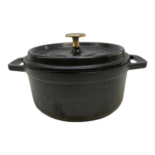 Staub (ストウブ) 鍋 18cm ブラック ピコ・ココット