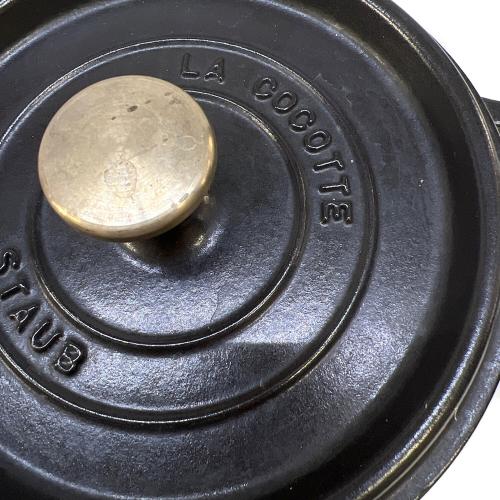 Staub (ストウブ) 鍋 18cm ブラック ピコ・ココット