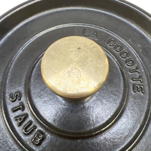 Staub (ストウブ) 鍋 18cm ブラック ピコ・ココット