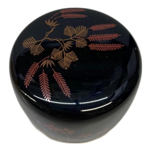 翠峰 (スイホウ) 中棗 四季草花蒔絵