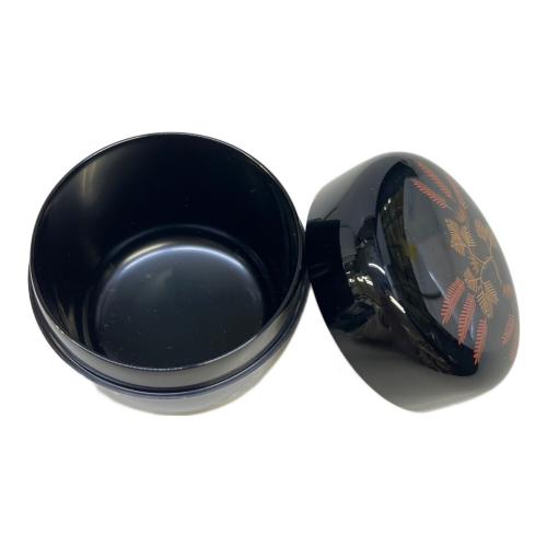 翠峰 (スイホウ) 中棗 四季草花蒔絵