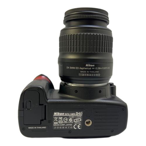 Nikon (ニコン) デジタル一眼レフカメラ D40 DX AF-S18-55mm f/3.5-5.6GII ED