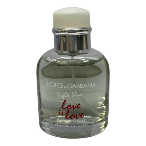 DOLCE & GABBANA (ドルチェ＆ガッバーナ) オードトワレ 75ml 残量80%-99% ラブイズラブプールオム