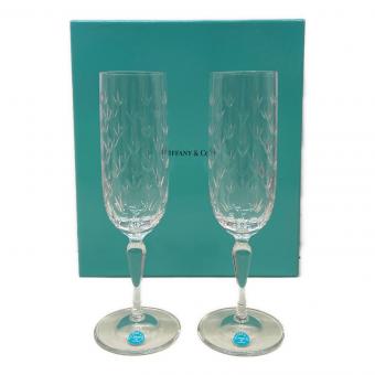 TIFFANY & Co. (ティファニー) シャンパングラスセット フローレット