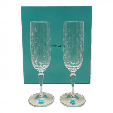 【未使用】Tiffany & Co. ティファニー/フローレット シャンパン グラス ペア TIFFANY & Co. (ティファニー) シャンパングラス フローレット ペア