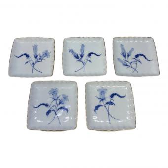 深川製磁 (フカガワセイジ) 和菓子皿 ROYAL BLUE