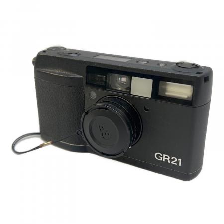 【動作確認済美品】Ricoh GR21 コンパクトフィルムカメラ RICOH (リコー) フィルムカメラ GR21 ※通電確認のみ、ジャンク品として