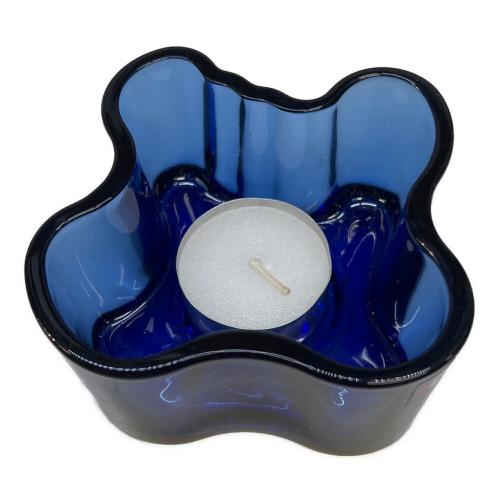 iittala (イッタラ) キャンドルホルダー ウルトラマリンブルー Aalto