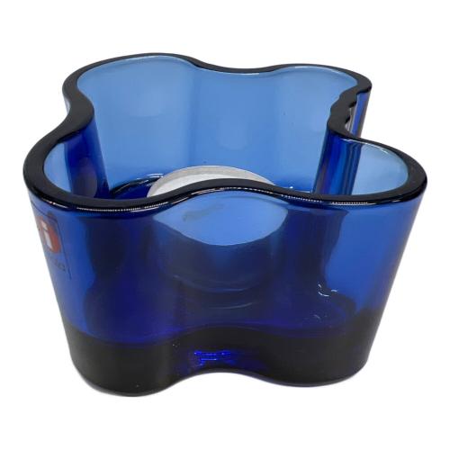 iittala (イッタラ) キャンドルホルダー ウルトラマリンブルー Aalto
