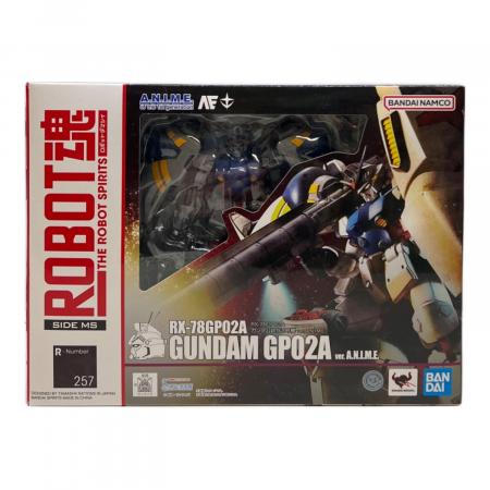 BANDAI - ROBOT魂(SIDE MS) RX-78GP02A ガンダム試作2号機 ver. A.N.I.M.E. 機動戦士ガンダム0083 STARDUST MEMORY(スターダストメモリー) 完成品 可動フィギュア バンダイスピリッツ 機動戦士ガンダム0083 STARDUST MEMORY RX-78GP02A ガンダム試作2号機