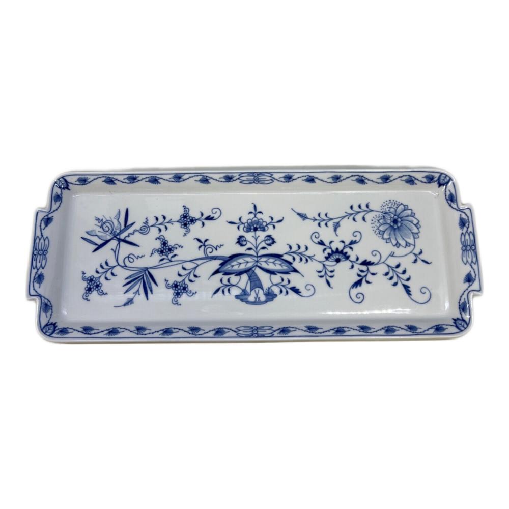 Meissen (マイセン) スクエアプレート サンドイッチトレイ ブルー