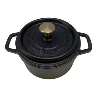 Staub (ストウブ) 両手鍋 16cm ブラック ピコ・ココット・ラウンド