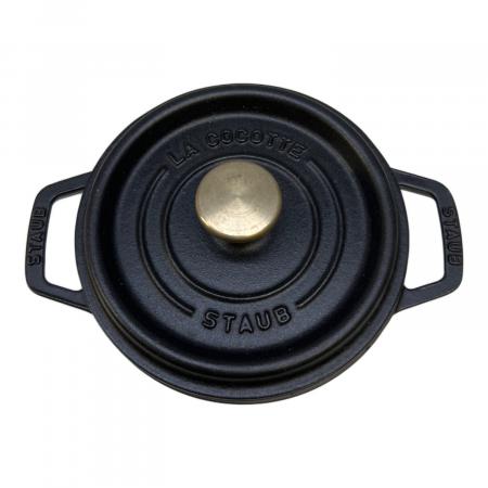 Staub (ストウブ) 両手鍋 16cm ブラック ピコ・ココット・ラウンド